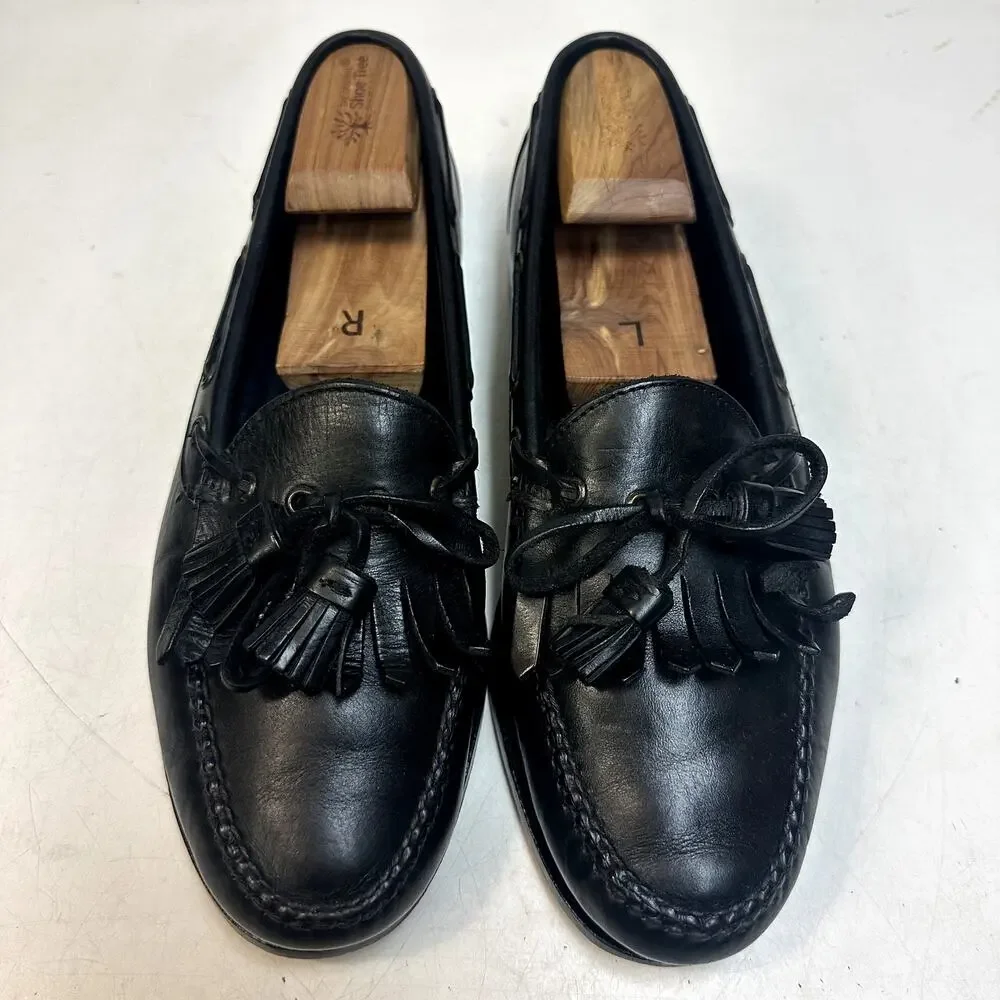 VGUC Rancout & Co. x Polo Ralph Lauren Tassel Loafer Moc Made in Maine USA 11 D